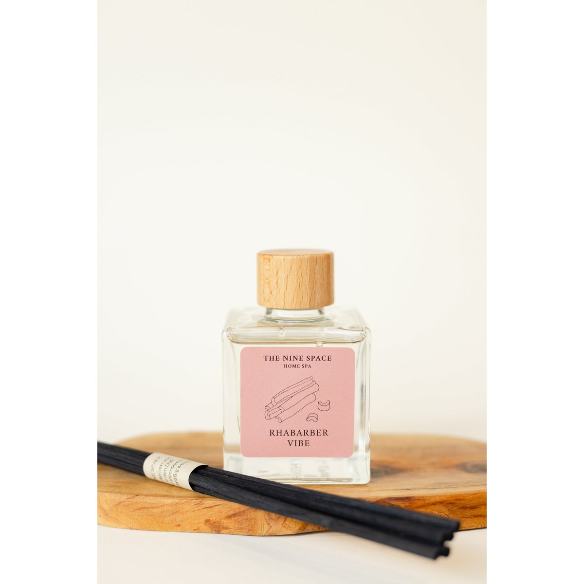 RHUBARB Vibe Home Fragrance - Clear Glass
