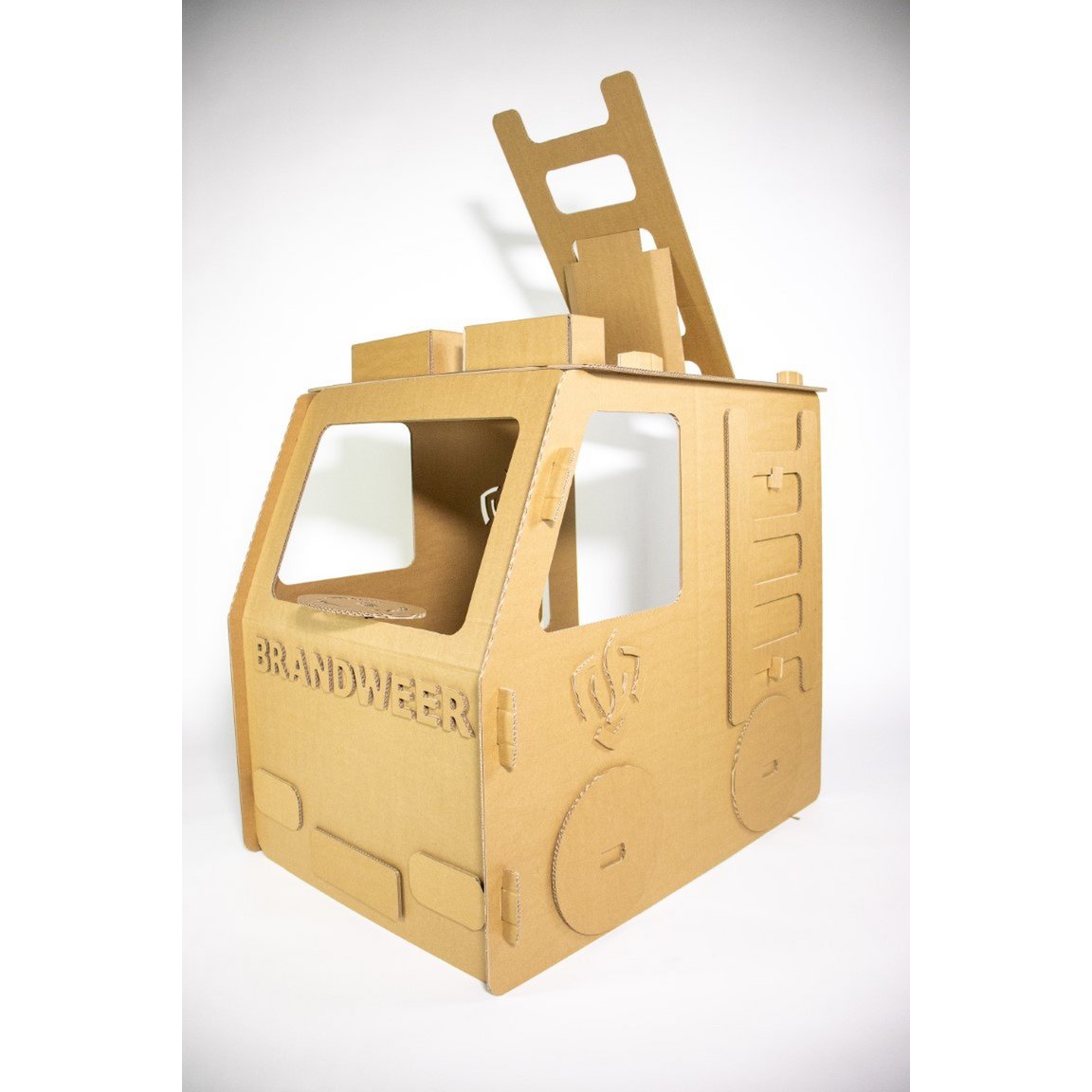 Camion de pompier en carton