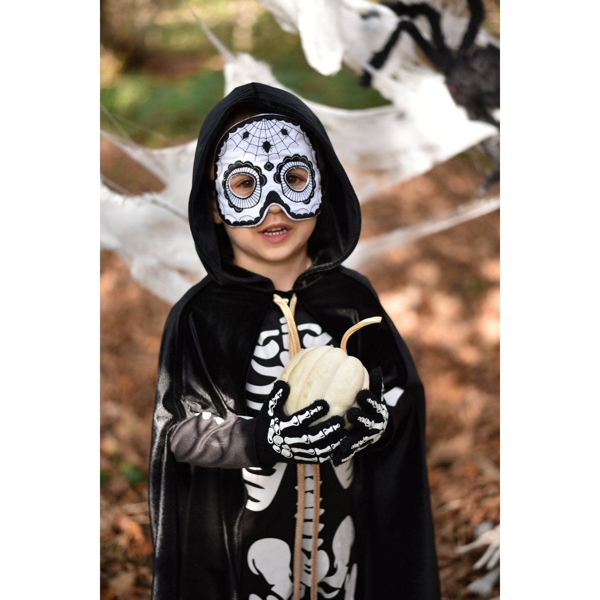 Skull mask "Black Halloween"
