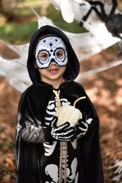 Skull mask "Black Halloween"