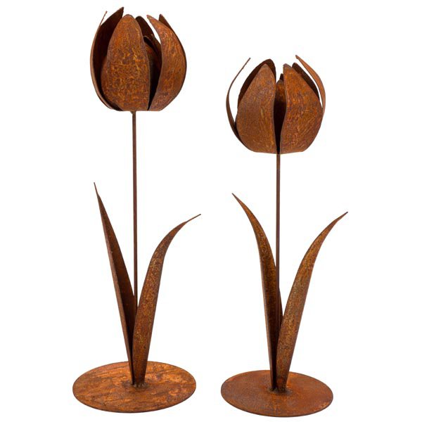 Rust decorative tulip | Flowers as table decorations in spring
