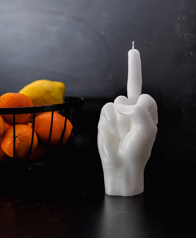 F*ck dig Candle White