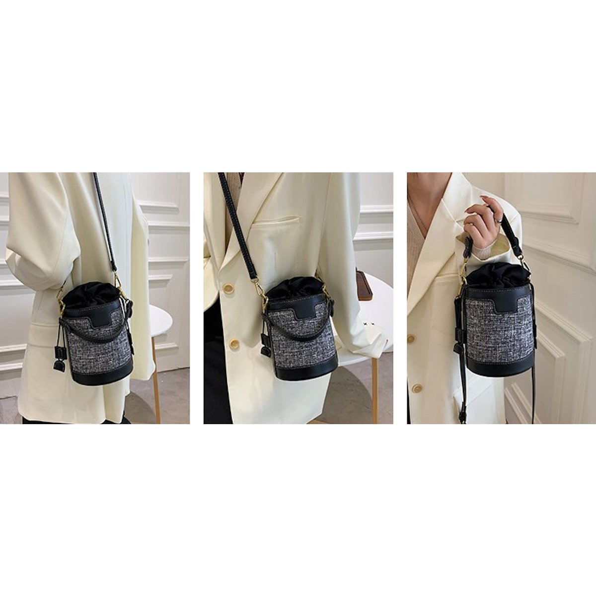 AnBeck Small Bucket Crossbody-håndtaske (2 farvemuligheder)