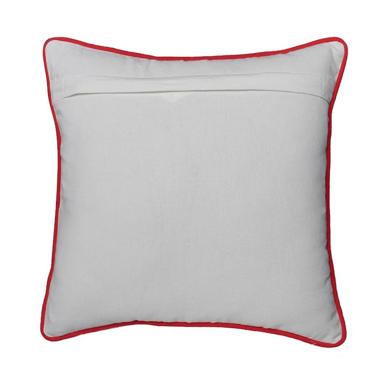 Blanco Invierno – Bordado de muñeco de nieve – Funda de cojín / Kussenhoes – Navidad 45×45 cm – Urbane Hide