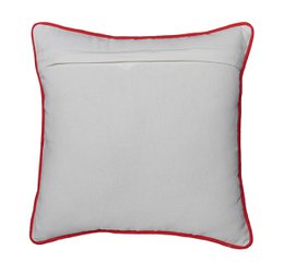 Blanco Invierno – Bordado de muñeco de nieve – Funda de cojín / Kussenhoes – Navidad 45×45 cm – Urbane Hide