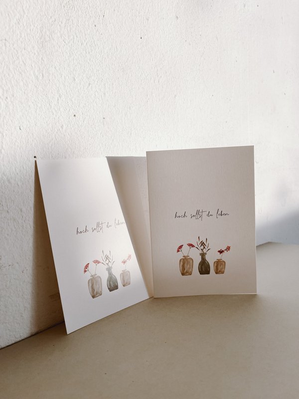 Vivrai una carta pieghevole alta