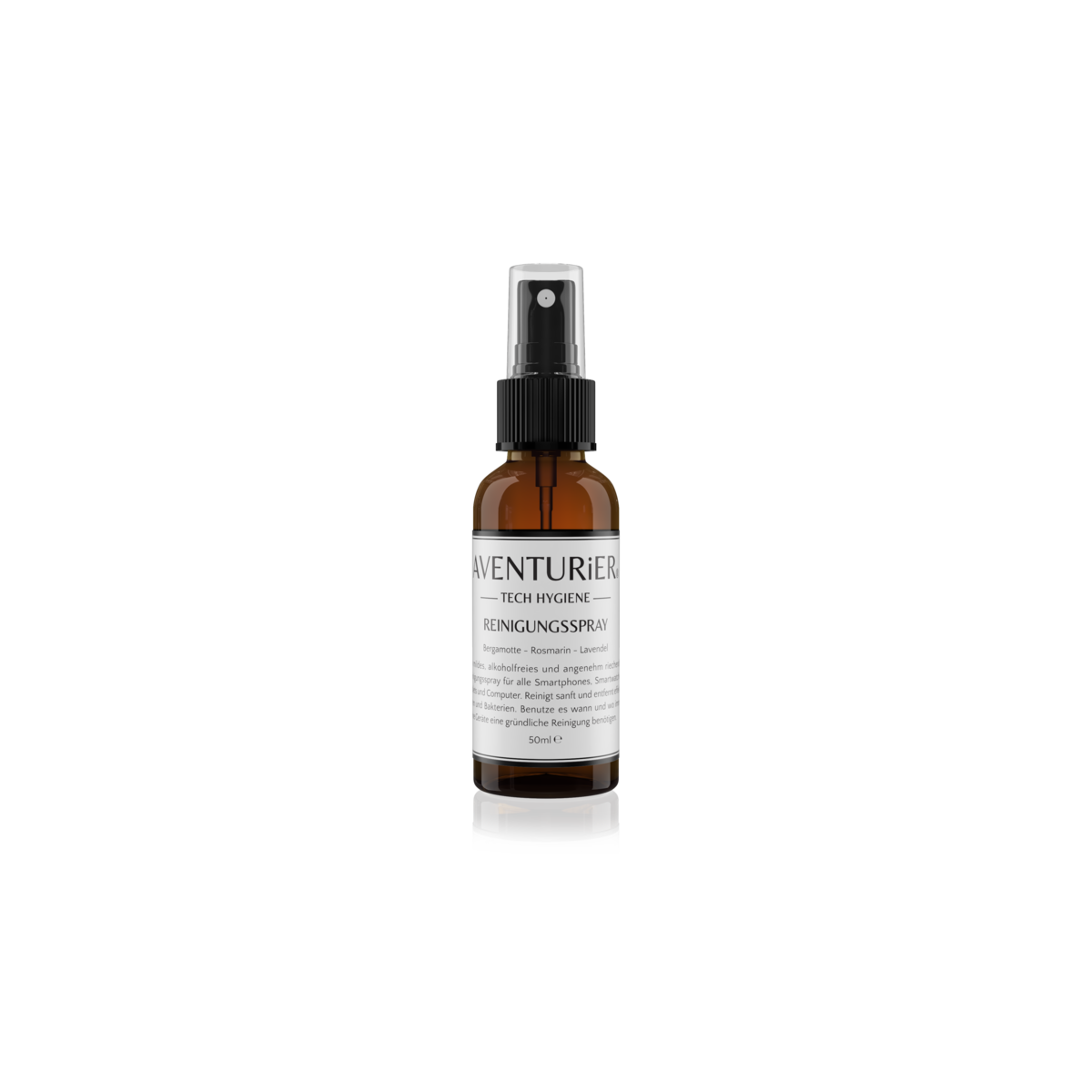 AVENTURiER spray nettoyant ''Romarin'' 50ml avec 1x chiffon microfibre et sac de rangement