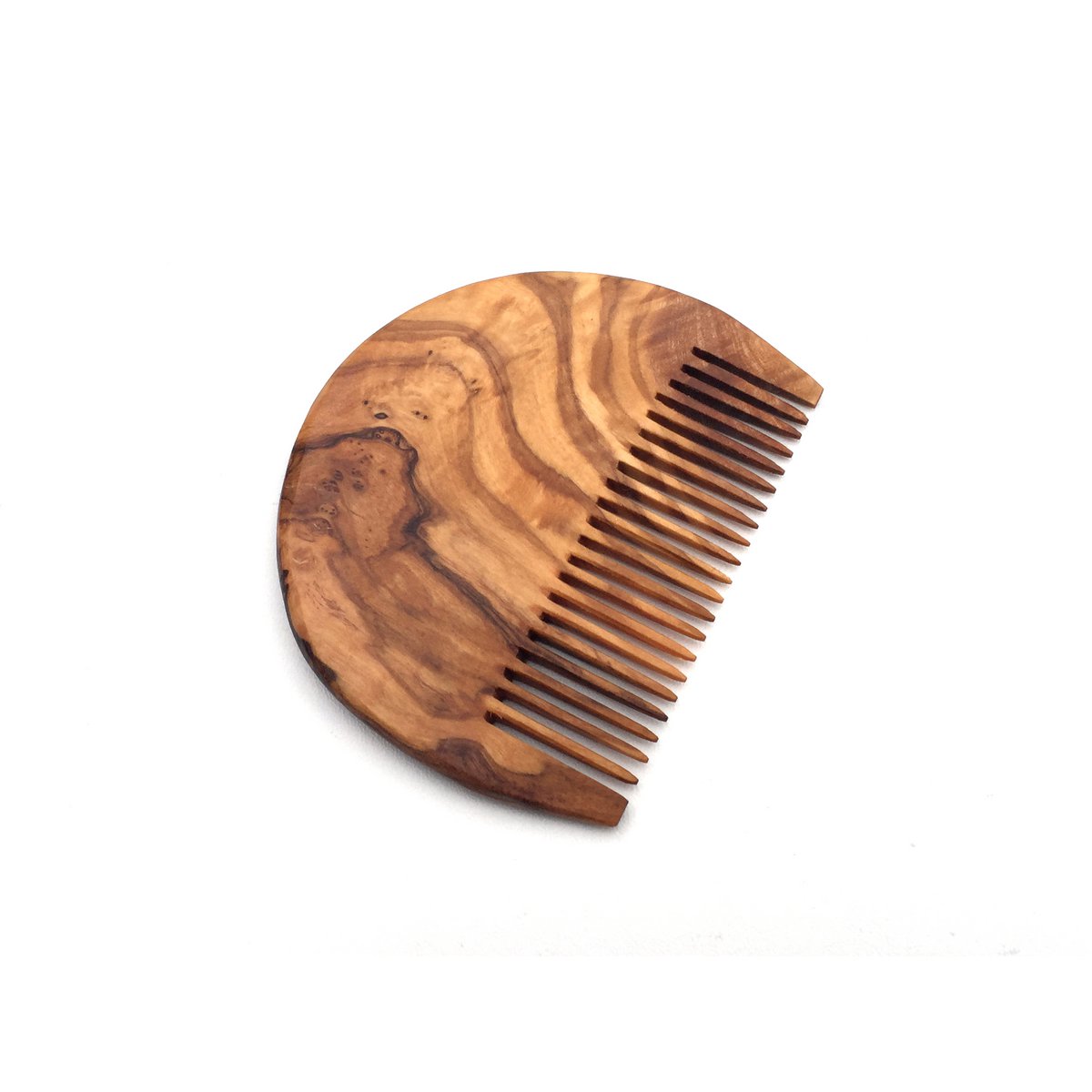 Comb Rounded in olive wood