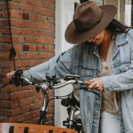 Tlaquepaque · Brown fedora felt hat