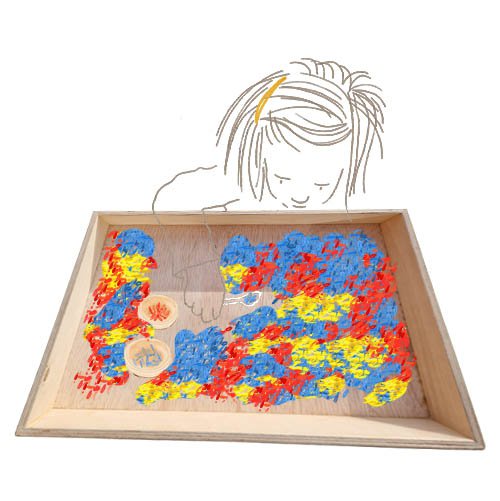 Scatola da gioco in legno INSERTO Gioco puro - Fatto a mano