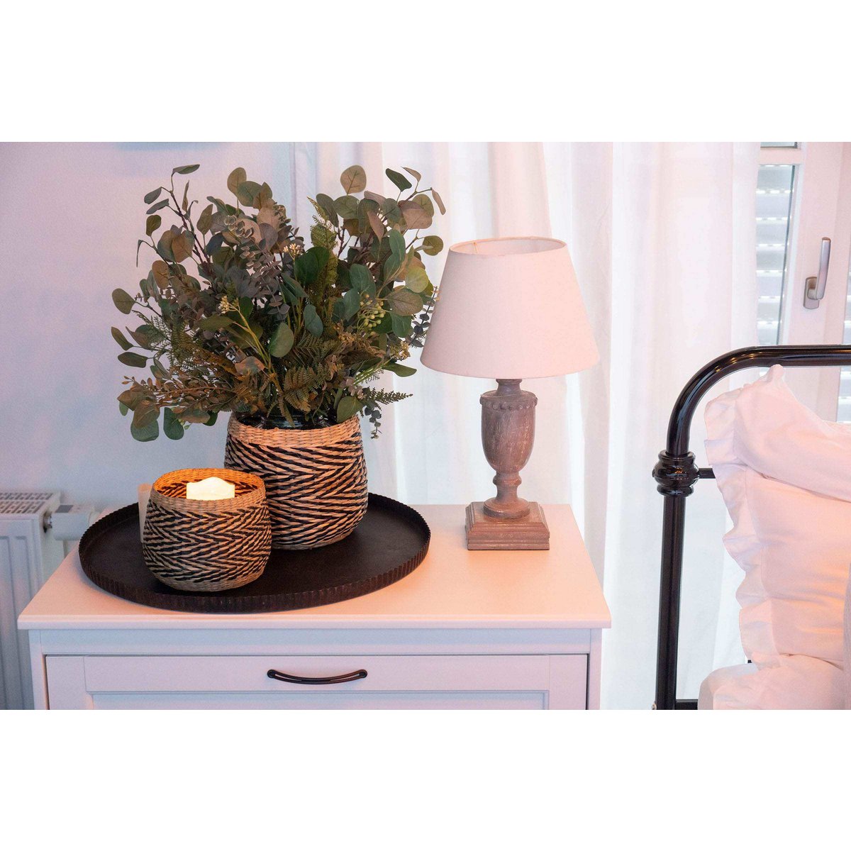 Plaid Overtopf par l'herbe de mer: panier décoratif