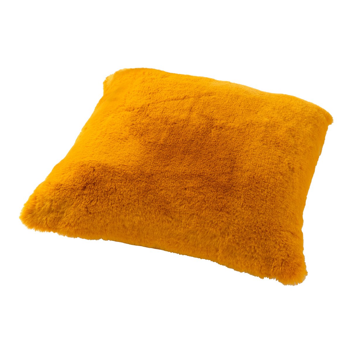 Dutch Decor ZAYA - Cushion 60x60 cm - Faux fur look - Extra large - Golden Glow - Yellow