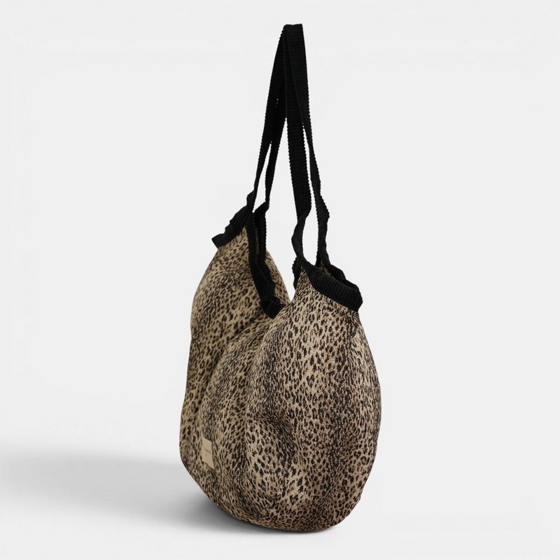 Round shopper with zipper LEO
