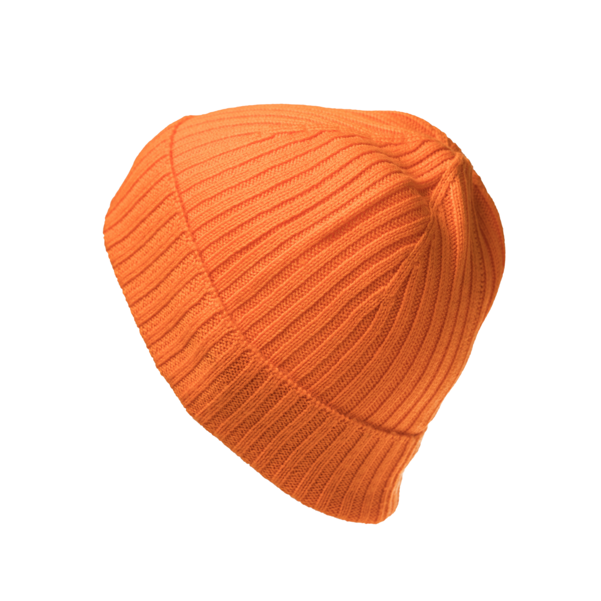 Czapka 100% Merino pomarańczowa