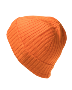 Muts 100% Merino oranje