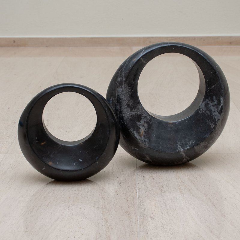 Marmor kettlebell medium størrelse