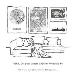 Heilbronn Black Map Round