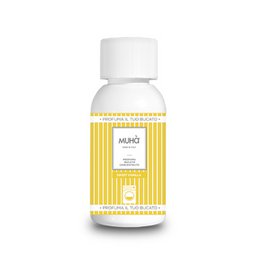 Sweet vanilla scented laundry perfume in a 100ml bottle. Features a yellow and white label design.