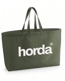 Tote Bag Olive Oversize 100% Cotone Riciclato | Horda