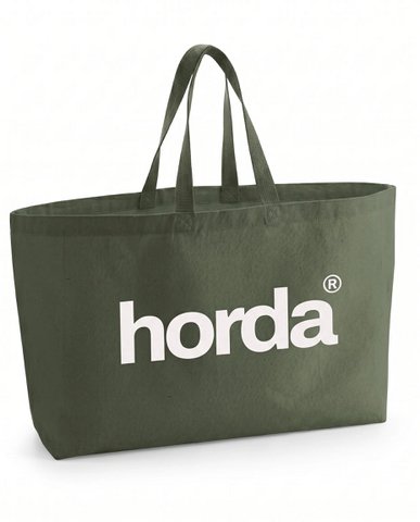 Tote Bag Olive Oversize 100% Cotone Riciclato | Horda