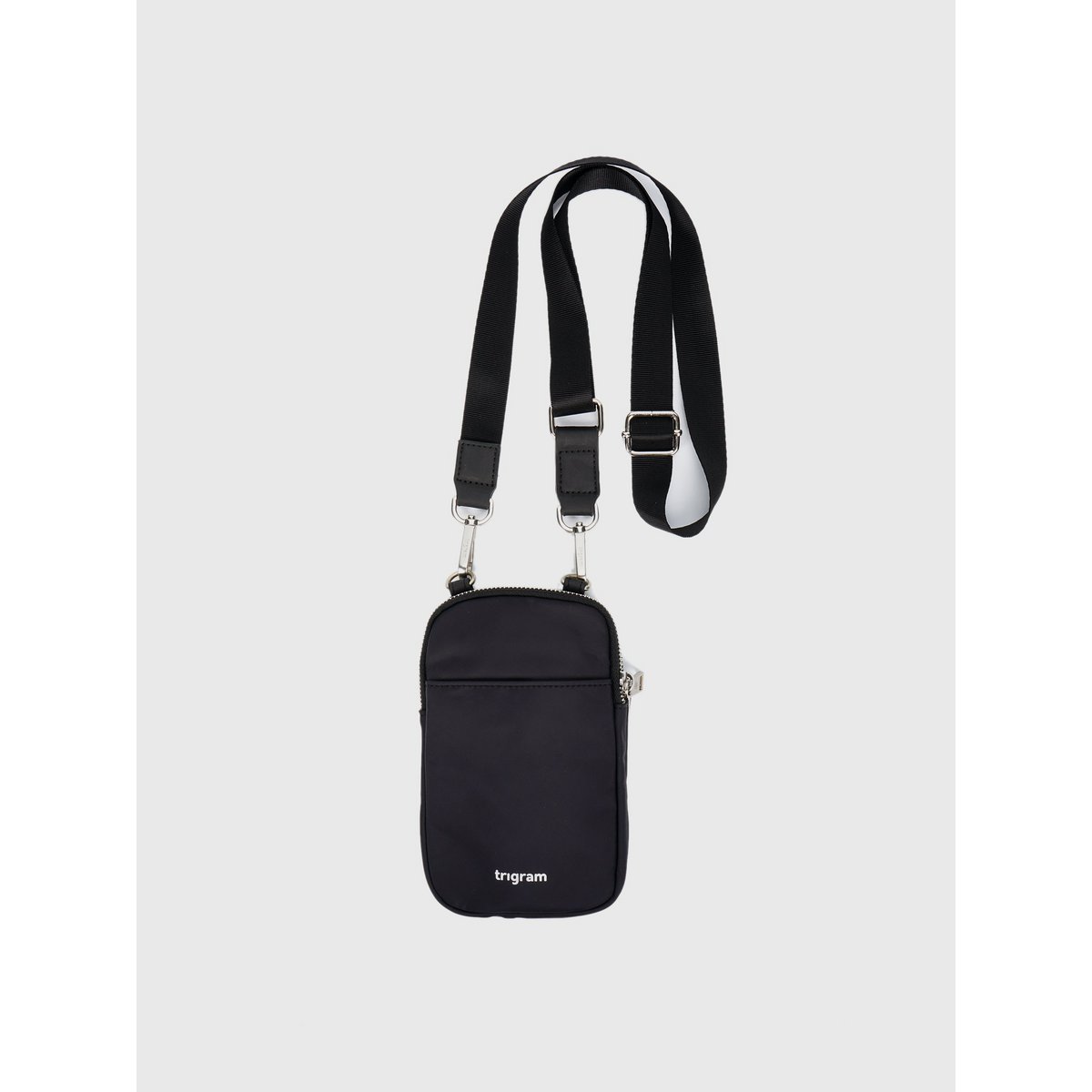 Double-Phone Bag - Charcoal Black black