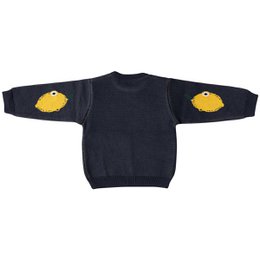 Bio Pullover " Lemon" Dunkelgrau