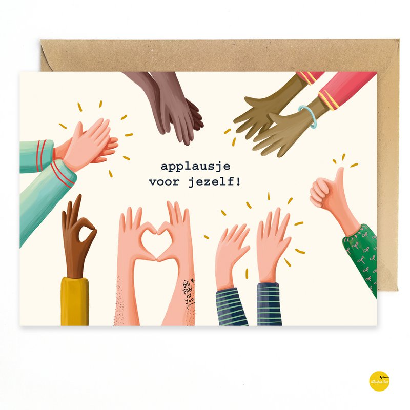 wenskaart Goed gedaan!