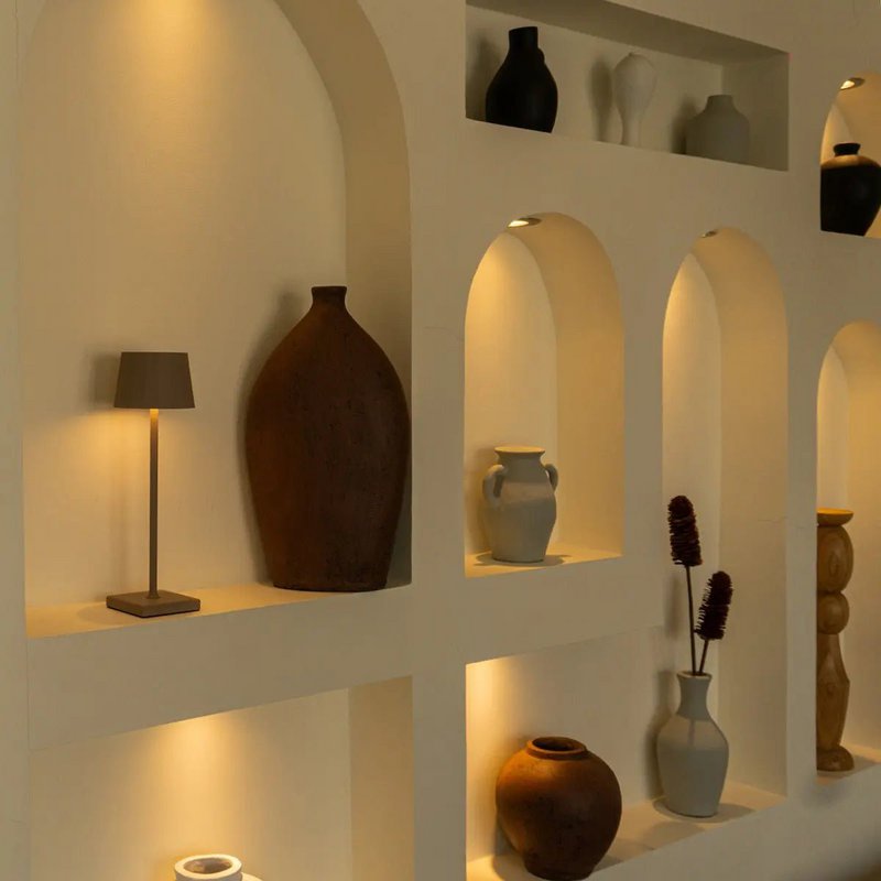 William Koala Brown Wiederaufladbare Tischlampe