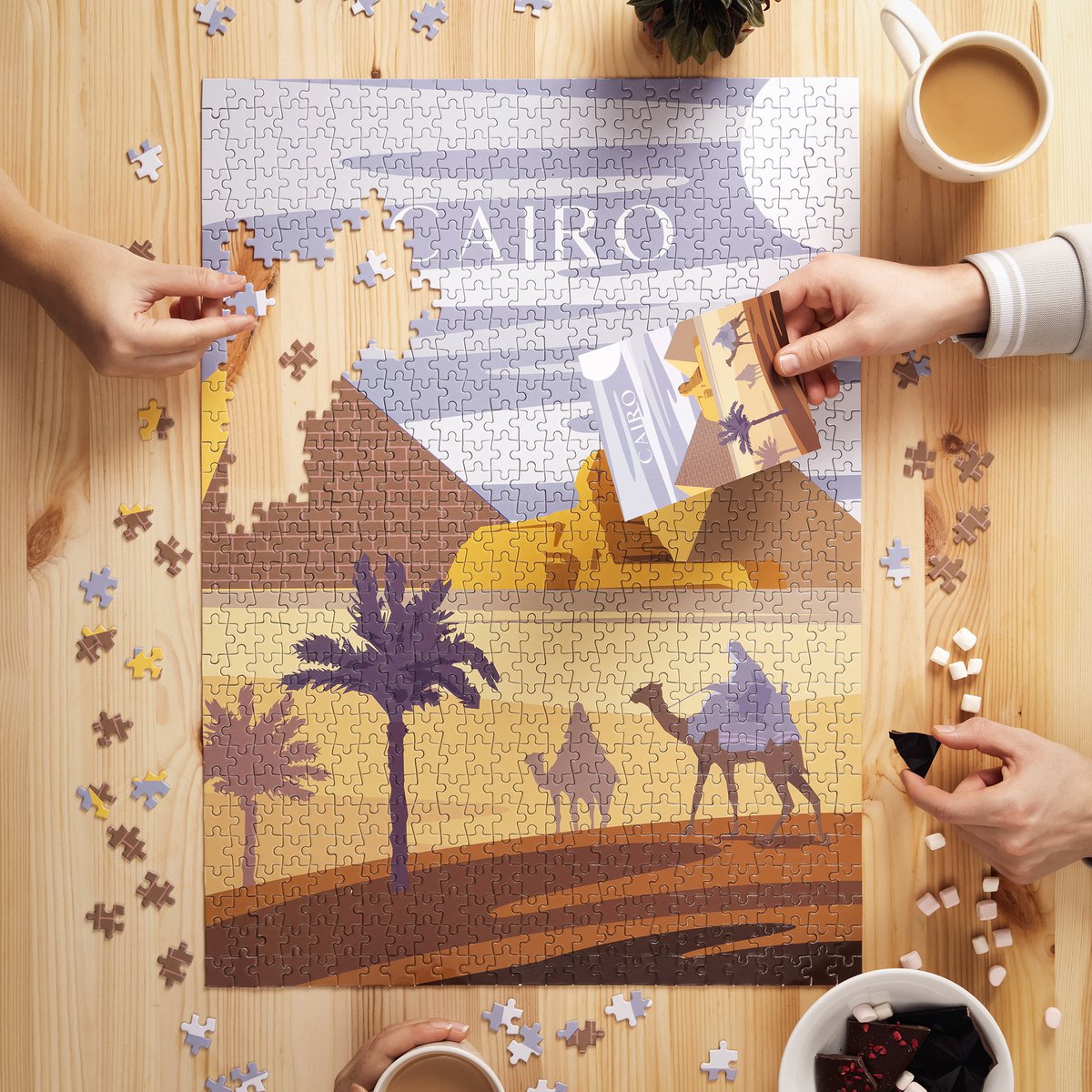 Rompecabezas de arte de El Cairo