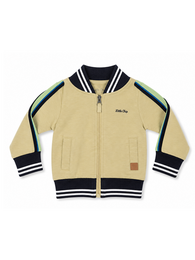 Little Chiq Baby Boys Cardigan – Beige/Green