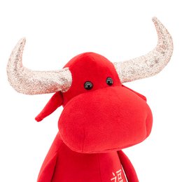 Soft toy, Orange Toys - Fortune the Bull  (30cm)