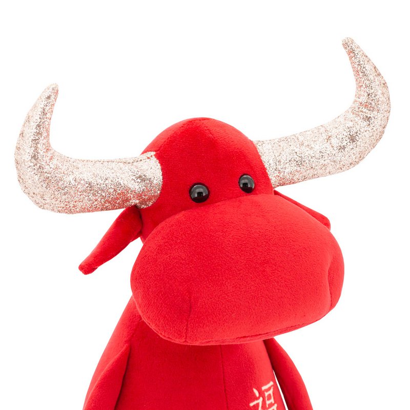 Soft toy, Orange Toys - Fortune the Bull  (30cm)