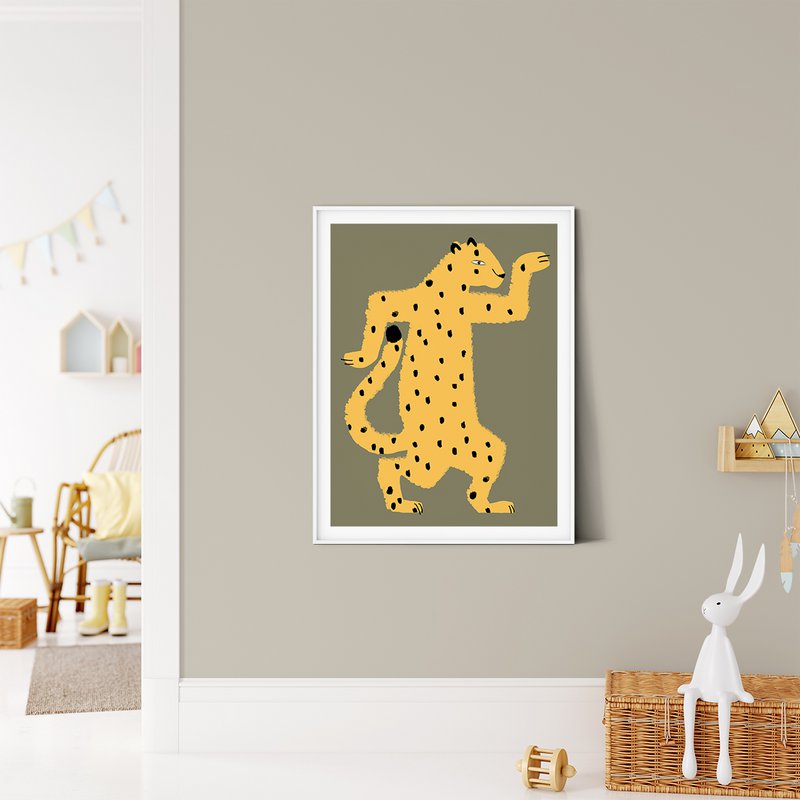 Il poster di Gaspard il ghepardo