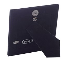 EDZARD photo frame Gubbio photo frame for photo 10 x 10 cm, silver-plated, tarnish-resistant