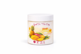 Mango-Victoria ananas pisket kropssmør – 100 % naturlig shea flødeskum