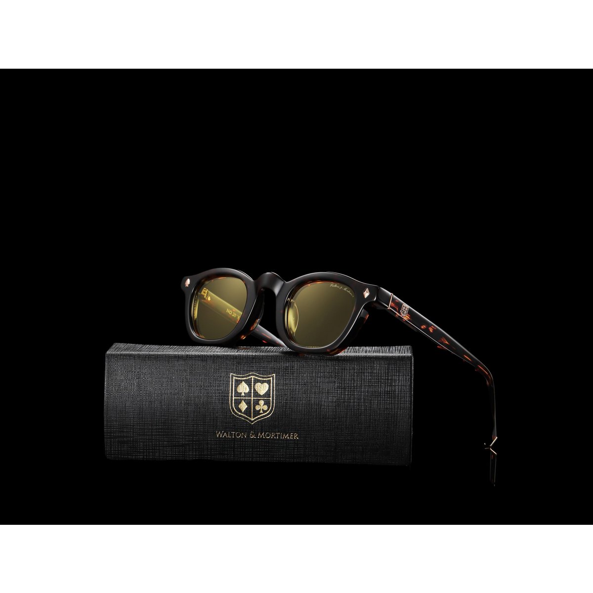 Walton & Mortimer Nr. 20 "Keaton" Havanna Sommer Sonnenbrille
