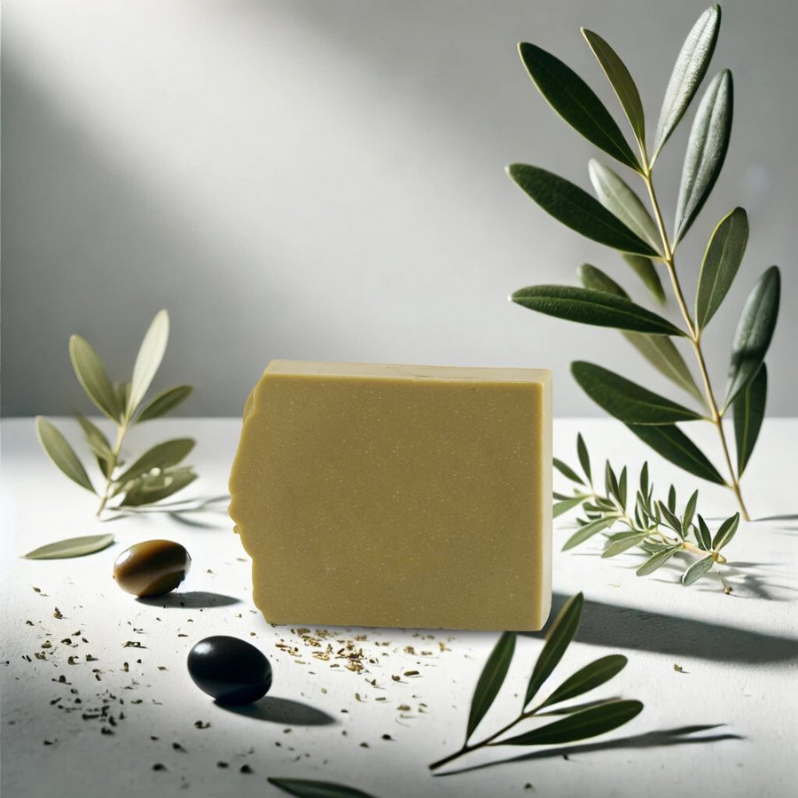 Savon Bio Laurier et Olive Douceur Naturelle Nettoie et Hydrate Idéal pour Peaux Sensibles et Sèches