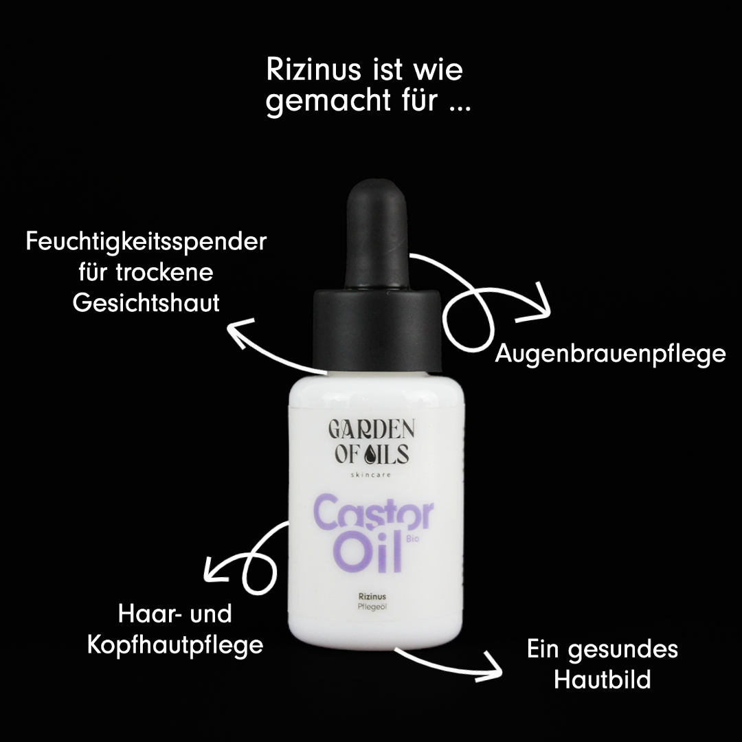 Ricinusolie 30ml (organisk)