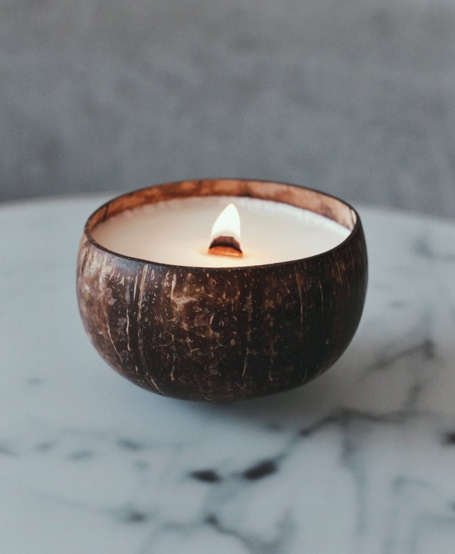 Scented Coconut Candle