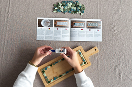 Combi -pakke Mosaic Borrelplank & Coasters