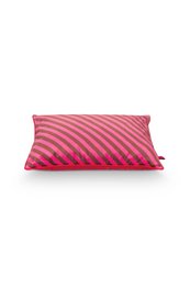 Cushion Block Stripes Pink 35x50cm