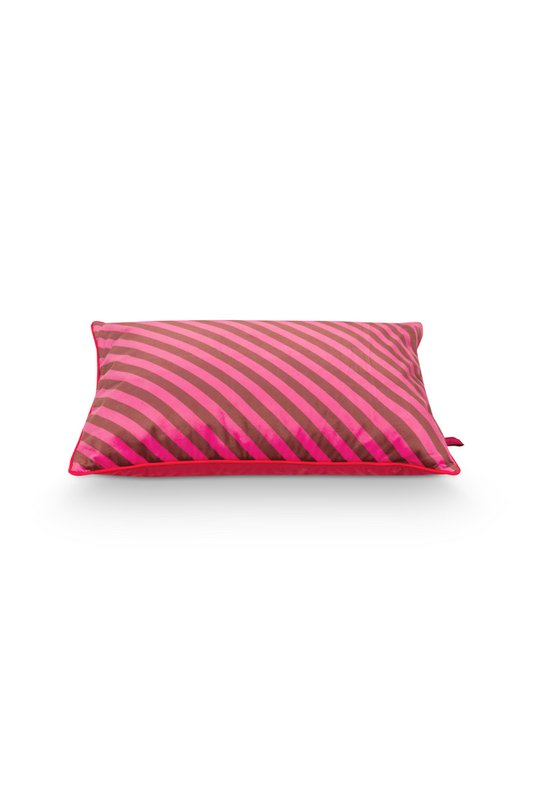 Cushion Block Stripes Pink 35x50cm