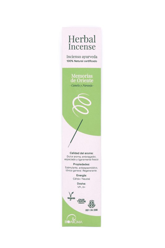 Expositor de Inciensos ecológicos certificados BioAroma. Ayurveda . Comercio Justo. Zero Waste. 8 unid de cada de 12 fragancias