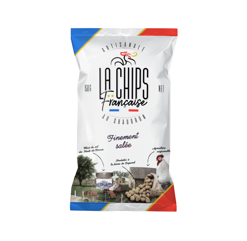 Finsaltede franske chips 150g