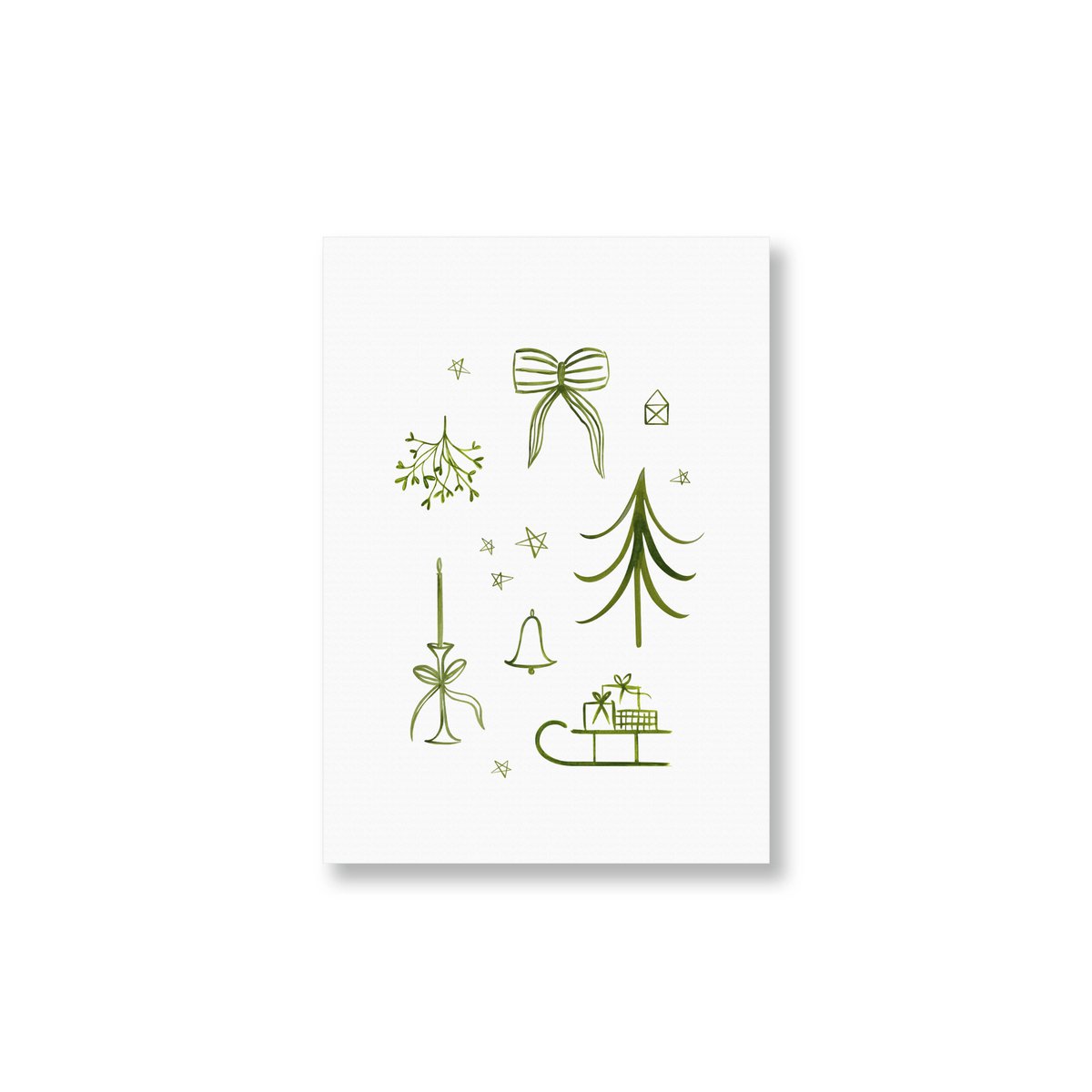 Postkarte ohne Briefumschlag 1 Karte