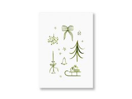 Weihnachtsmotive | Post- oder Klappkarte