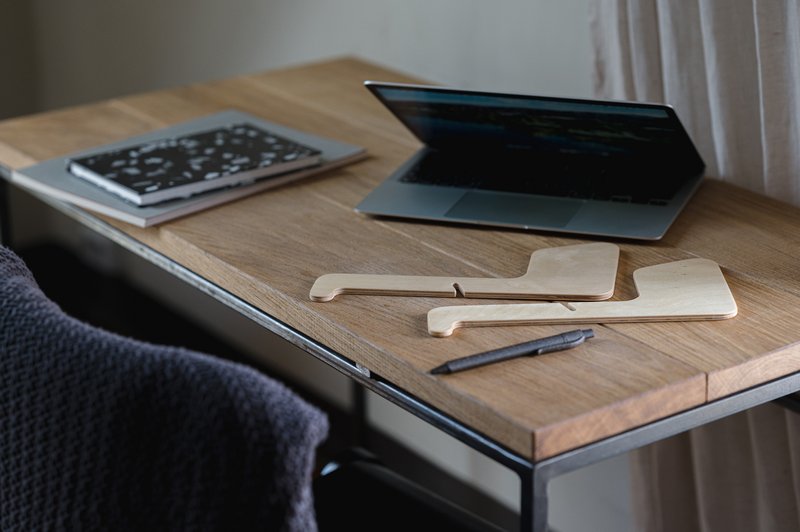 Laptopständer — Tragbar und aus Holz