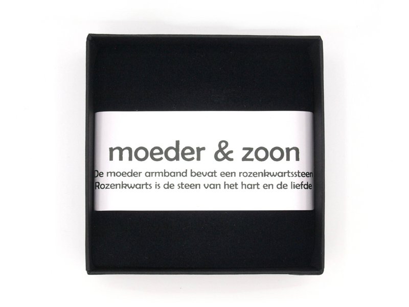 Moeder en zoon armbandenset Picasso Jaspis