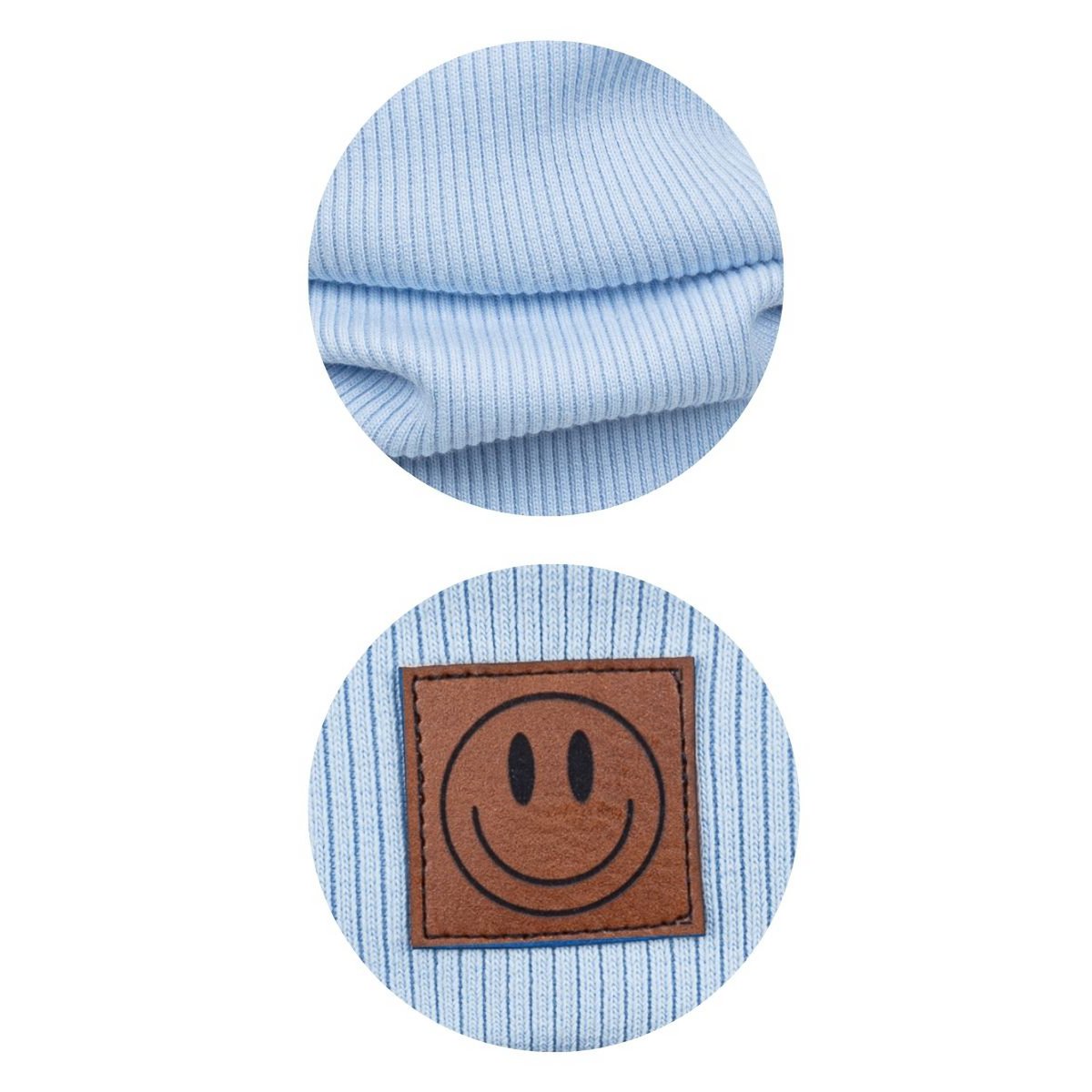 Set aus Mütze und Schal von SMILE – Baumwolle – Hellblau