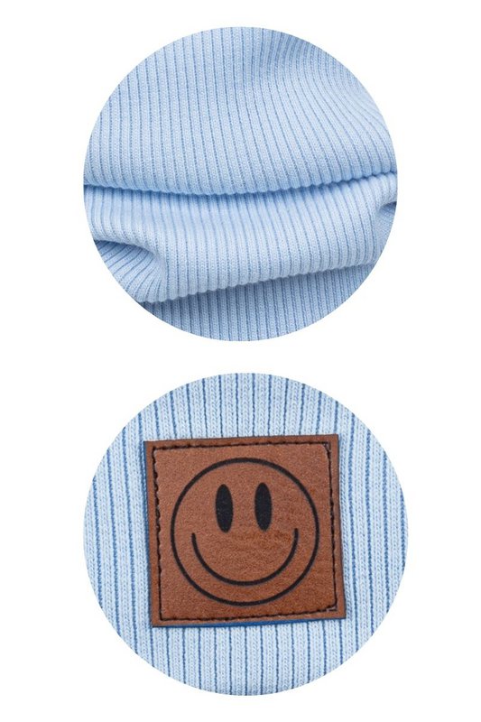 Set aus Mütze und Schal von SMILE – Baumwolle – Hellblau